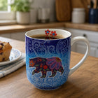 Oscardo Celestial Bear by Kim McDonough Porcelain Mug - 485ml-Includes Gift Box - Specially designed box with artist’s profile and artwork story