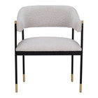 Zuo Zadar Dining Chair - Misty Grey-Armrest support