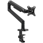 ShoppingAll Premium Monitor Arm Desk Mount for Single Screen - Black-Full-motion ergonomics: tilt, swivel, rotate for comfortable viewing