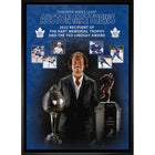 Auston Matthews Toronto Maple Leafs 2022 Trophy Collage - Framed Canvas - 22" x 31"-Premium canvas print with gallery-wrapped edges