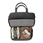 Samsonite Companion Drop Bottom  Weekender 15.6" - Black-SmartSleeve  allows you to slip the bag over most suitcase pull-handles so it can sit securely on top for hassle-free travel