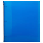 JAM Paper Plastic 0.75" 3-Ring Binder - Blue-Quantity: Sold Individually | Made to be long lasting and resist tearing or bending, easy to clean.