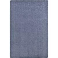 Joy Carpets Endurance Area Rug - 6' x 9' - Glacier Blue-Manufactured with premium polyester fiber for lasting beauty and durability in high-traffic areas