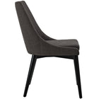 Modway Viscount Fabric Dining Chair - Brown-Dense Foam Padding