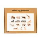 TickiT - Blocs en bois représentant des animaux sauvages - Lot de 15-Favoriser le langage descriptif: Apprenez-en plus sur la vie marine du monde entier. Utilisez ces images réalistes pour comparer et décrire les animaux