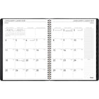 Mead - Cahier de rendez-vous hebdomadaire/mensuel Contempo 2026 - 10 7/8 po H x 8 1/4 po l - noir - bilingue-Hebdomadaire : une semaine sur deux pages, comprenant un espace de notes ligne, un horaire de rendez-vous hebdomadaires et un horaire ouvert le week-end, mensuel : un mois sur deux pages