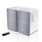 Edifier R1280T Technology Style Utility Powered Bookshelf Speakers - White-Dual RCA inputs to avoid replunging different devices. Connect two at once for added convenience