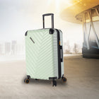Lucas 3-Piece Durable Expandable Hardside Luggage Set with Spinner Wheels - Jade-Adjustable Packing Panel Includes full length zippered mesh pocket for additional storage.
