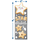 Eureka Star Cookies Sugar Cookie Scented Bookmarks - 3 Packs of 24-Each bookmark measures 2" x 6"