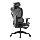 TygerClaw Adjustable High Back Mesh Office Chair Ergonomic-Ergonomic curved lumbar support and waterfall seat edge offer exceptional support