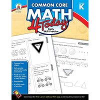 eBook: Carson Dellosa 104589-EB Common Core Math 4 Today - Grade Kindergarten-You will receive two emails: one confirming your entire order, and one with a "Download Software" buttonYou can download immediately or return to your email to download later