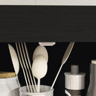 HOMCOM 72" H Tall Kitchen Pantry Cabinet with Drawer - Black Wood Grain-Colour: Black Wood Grain 