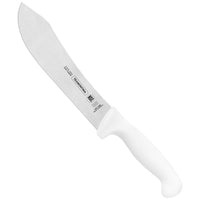 Tramontina - Professional Couteau à steak de 8 po - Lame en acier inoxydable et manche en polypropylène blanc-H-Tramontina Couteau De Boucher 8 pouces