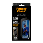 PanzerGlass - Protection d'écran UWF pour iPhone 17 avec Fastfit (en boîte) - Transparent-Fastfit dans une boîte : placez votre téléphone face vers le haut et tirez sur la languette pour une installation parfaite