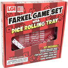 Imagination Farkel Game Set with Deluxe Rolling Tray-Classic family favorite with simple rules and high-scoring gameplay