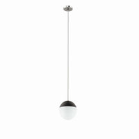 Modway Stellar 1-Light Pendant Light - Opal/Polished Nickel-Modern 1-Light Pendant
