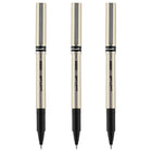 uni-ball Deluxe Rollerball Pens – 0.7mm – Black – 3 Pack  -Ink Color: Black