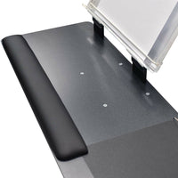 Intekview Keyboard Tray with Copy Holder-Keyboard drawer and copy holder, black finish