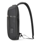 Champs - Onyx Sac Bandoulière en Nylon - Noir-Poche arrière zippée