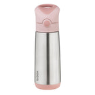 b.box - Insulated Drink Bottle - 500ml - Blush Crush-Triple-layer insulation keeps drinks cold up to 8h or warm up to 6h
