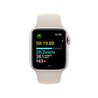 Apple Watch SE (2nd generation) - 40mm - GPS - Starlight Aluminum Case with Starlight Sport Band - Small / Medium-Easily Customizable - With watch bands in a range of styles, materials and colours, and fully customizable watch faces, you can change your watch to fit your mood or the moment