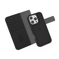 LBT 2-in-1 Switch Wallet Folio Case for 'iPhone 16 Pro Max-Holds up to 3 cards in its storage compartment