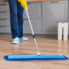 Gritt Commercial - Tête de vadrouille à poussière en microfibre bouclée - 60 po x 5 po - Bleu - Paquet de 3-Lavable à la machine