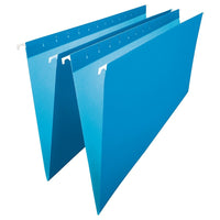 Staples Blue Hanging File Folders - Legal Size - 25 Pack-Accommodates legal-sized documents
