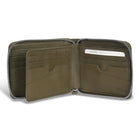Champs - Portefeuille Zip Around en Cuir Camouflage - Vert-Compartiment double pour billets
