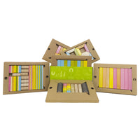Tegu Classroom Mgnetic Wooden Blocks - 130 Piece Set-Tegu is a building system consisting in a series of blocks and shapes appropriate for multiple age groups