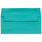 JAM Paper #10 Business Envelopes, 4 1/8 x 9.5, Brite Hue Sea Blue Recycled, 500 Pack (15858H)-Sea blue recycled paper envelope