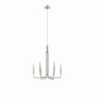 Modway Rekindle 6-Light Chandelier - Polished Nickel-6-Light Chandelier
