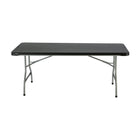 Lifetime  Premium Commercial 6' Foldable Table - Black-Lightweight Design