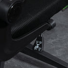 Vinsetto Mesh Office Chair with Lumbar Support and Flip-Up Armrests-Colour: Black