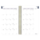 Blueline 13 Months Weekly/Monthly Academic Planner - July to July - 8" H x 5" W - Nautical Design - English-Includes reference calendars