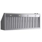 KUCHT KRH600-SS-C 60" 1200 CFM Wall Mounted Range Hood with Digital Controls - Stainless Steel-The 5-minute delay-off feature keeps the hood running after cooking to ensure smoke and odours have cleared the environment without affecting the lamp light setting