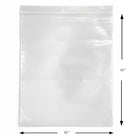 KL Rubber - Sac refermable en polyéthylène avec trou de suspension - 4 Mil - 10 x 13 po - paquet de 1000-Approuvé pour le contact direct avec les aliments — idéal pour viandes, produits frais et produits secs