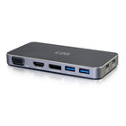 C2G - USB-C 7-en-1 station d’accueil MST à double écran-Prend en charge jusqu’à 100W de puissance pour garder votre portable chargé