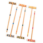 Triumph - Ensemble De Croquet Six Joueurs -L’ensemble comprend six boules de 70 mm, des guichets en fil métallique et deux piquets en bois de 18 po x 3/4 po de diamètre