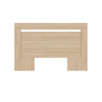 Nexera - Tête de Lit double Malibu en Chêne Blond Naturel -Style moderne : Améliorez la décoration de votre chambre avec une tête de lit contemporaine aux lignes épurées et au design minimaliste