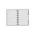 The Happy Planner 2026–2027 Mini Disc Bound Dated Planner - 7-1/2" x 6-11/16" - Abstract Expression-Utilizes Happy Planner’s customizable disc-bound system, allowing you to add or remove pages easily