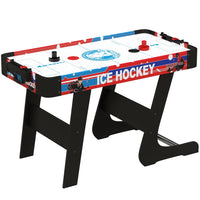 Soozier 40" Air Hockey Table with 2 Pucks - 2 Pushers - Folding Arcade Table-Designed to save space and provide easy storage and setup process 