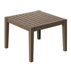 Modway Northlake Square Outdoor Patio Teak Side Table - Weathered Grey-8