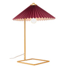 Zuo Charo Table Lamp - Red/Gold-Assembly required