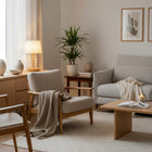 Decent Living - Lampe de table à pied en bois - Paquet de 2-Composants certifiés UL