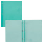 Staples - Couverture de rapport en poly avec cordon - aqua-couverture en poly avec cordon, aqua