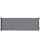 PawHut - Barrière pour chien rétractable, s’étend jusqu’à 122 po de large, barrière pour animaux en maille-Le design rétractable s’étend jusqu’à 118,1 po (300 cm), s’adaptant à diverses portes et économisant de l’espace 

