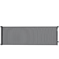 PawHut - Barrière pour chien rétractable, s’étend jusqu’à 122 po de large, barrière pour animaux en maille-Le design rétractable s’étend jusqu’à 118,1 po (300 cm), s’adaptant à diverses portes et économisant de l’espace 
