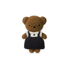 Just Dutch Boris Handmade Bunny Plush Toy - School Uniform Crochet Doll-Charming handmade plush toy features Boris the bear dressed in a classic hand-crocheted school uniform