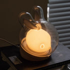 WalkBunny Astronaut Bunny LED Night Light - White-Provides soft LED illumination suitable for bedrooms nurseries desks and relaxation areas
